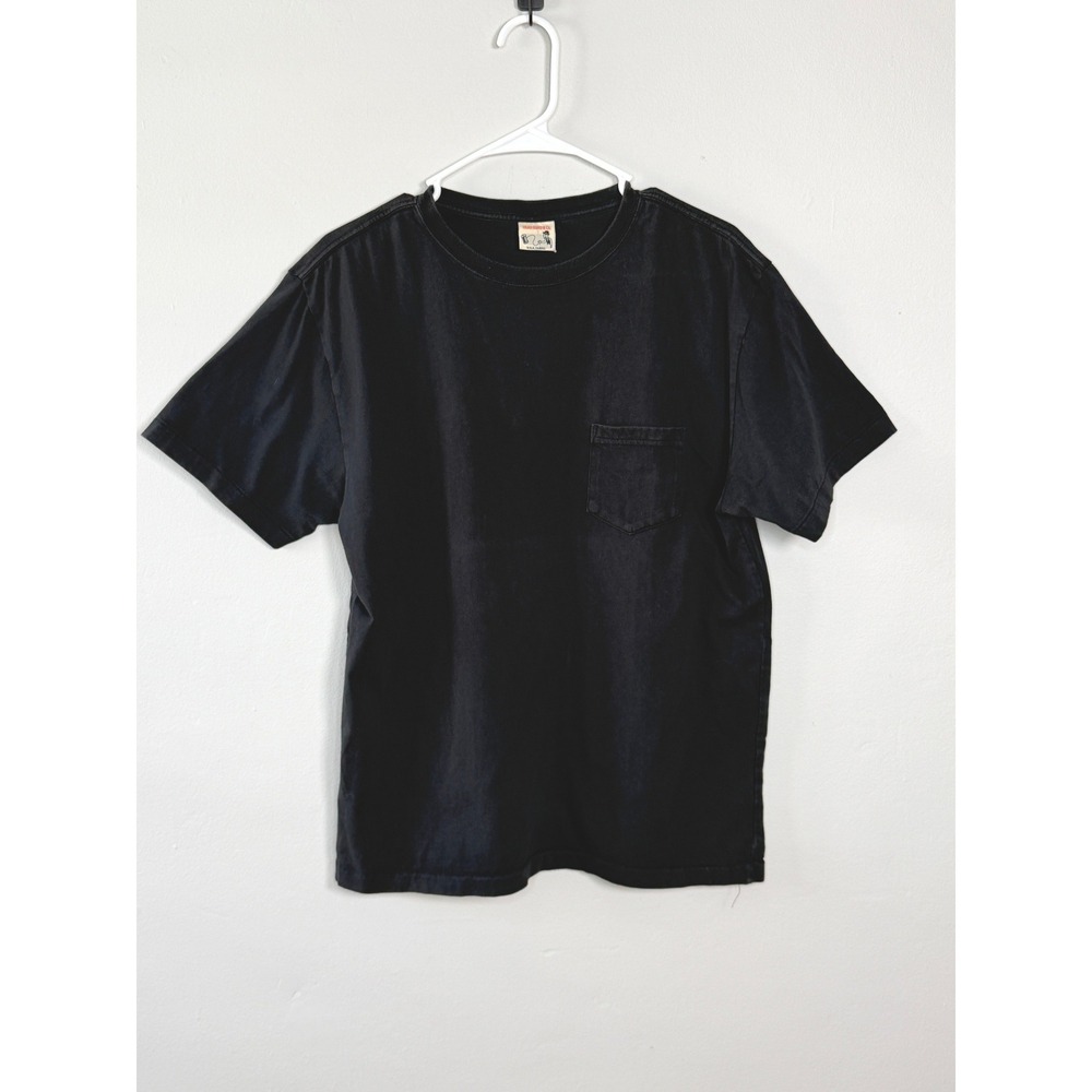 Glad Hand & Co. Pocket T-Shirt Mens L Black Heritage Workwear Streetwear Casual